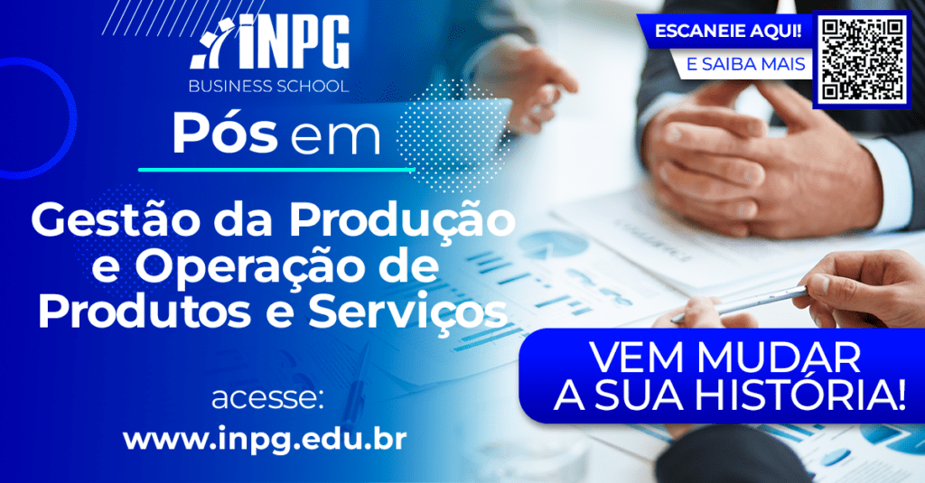 Pós Gestão de Operações Produção e Serviço- Faculdade INPG